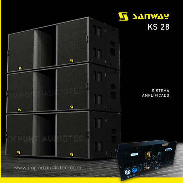 KS 28 Sanway Subwoofer Amplificado - Imagen 3