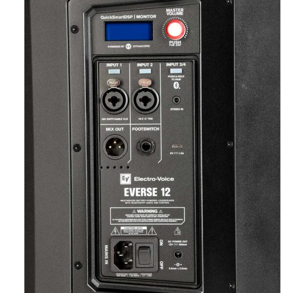 EVERSE 12 | Altavoz Portatil de 12″ Alimentado por Batería Electro-Voice - Imagen 3