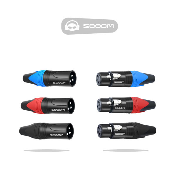 9-3169 Conector XLR Hembra y Macho