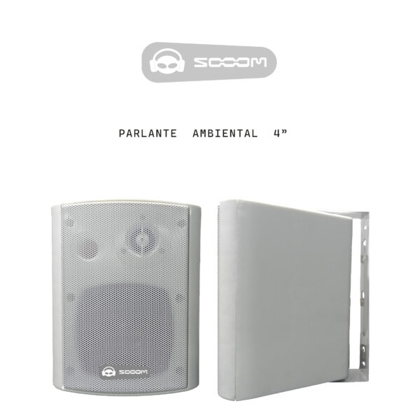 SO-4W Parlante Ambiental 4" Blanco