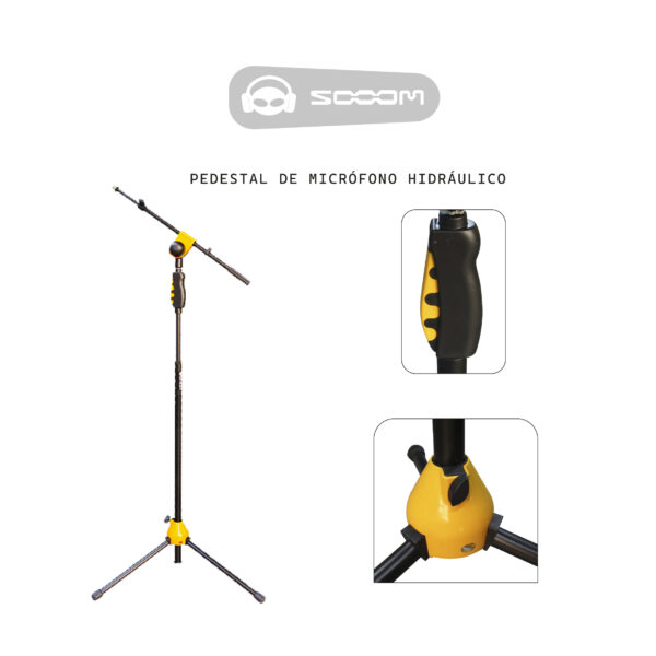 XA-218Y Pedestal de Micrófono Hidráulico